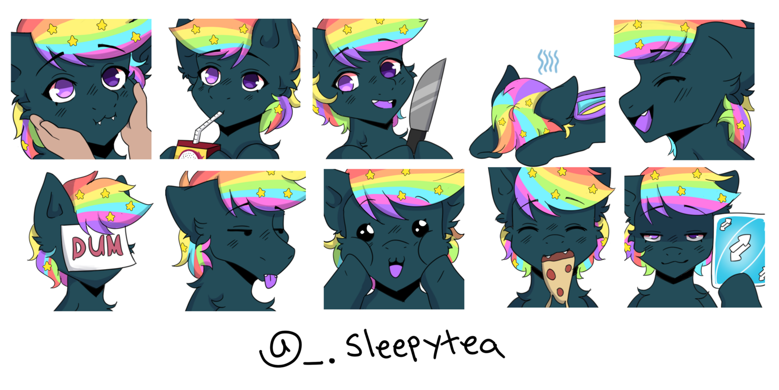 Image: _sleepy_tea_ all stickers YCH.png